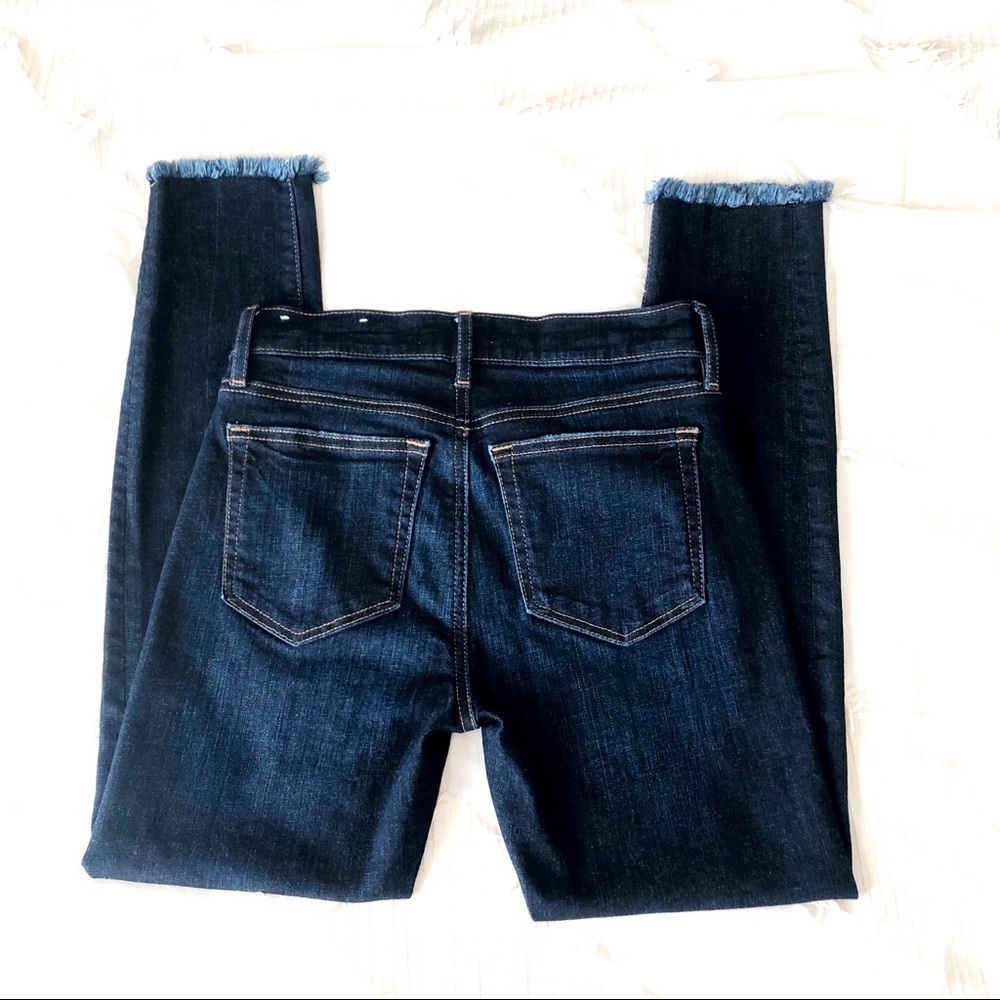 NWOT LOFT Slim Pocket Modern Skinny Jeans Dark Indigo - Picture 3 of 9